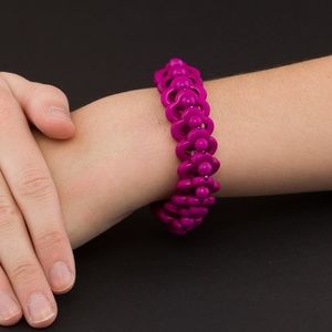 Purple Clover Bracelet
